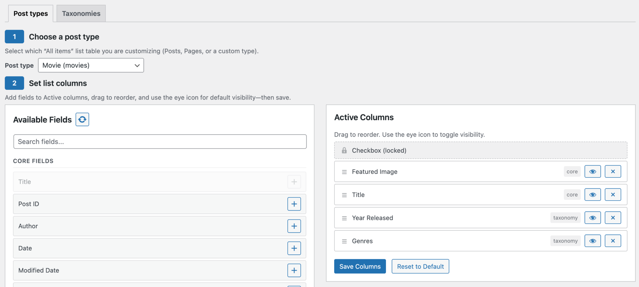 Postal Code Ui Custom Post Type UI Pro for Post Type Management in WordPress - Pluginize